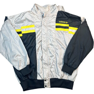 90s Adidas Originals Vintage Mens Windbreaker Jacket tracksuit Sport Rain Jacket